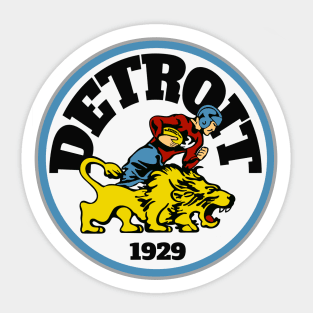 Detroit Lions 1934-1945 Version 2 Sticker